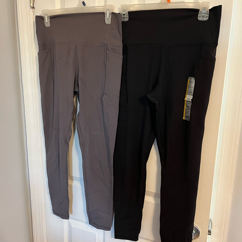 Avia Kids Leggings in Black and Gray